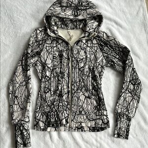Lululemon Scuba Black and White Jacket